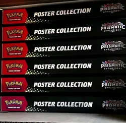 Pokemon Prismatic Evolutions Poster Collection Sealed, Lot of 6 - Image 1