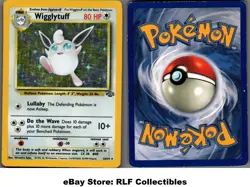 1999 Pokemon, Jungle, #16/64 Wigglytuff, Holo Rare - Image 1