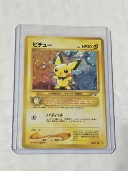 Pichu Holo No.172 - Pokemon Japanese Neo Genesis Vintage - NM - Image 1