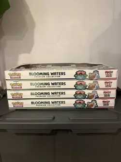Pokemon 151 Blooming Waters Premium Collection Brand New Factory Sealed Lot Of 4 - Image 1