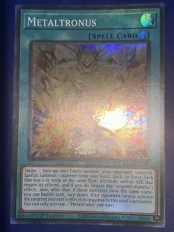 Yugioh! Metaltronus - RA04-EN100 - Super Rare - 1st Edition Near Mint, English - Image 1