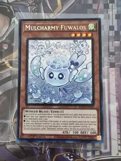 Yugioh Mulcharmy Fuwalos MP25-EN102 Prismatic Secret Rare 1st Ed. NM - Image 1