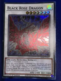 Yugioh Stampede - Black Rose Dragon - Super Rare - RA04-EN057 - Image 1