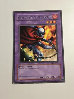 Charubin The Fire Knight - LOB-EN015 - Rare - YuGiOh - LP - Image 1