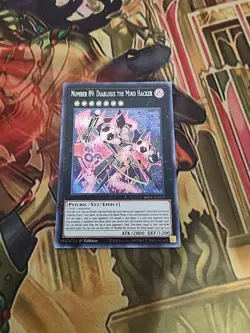 Number 89: Diablosis The Mind Hacker BROL-EN073 Secret Rare 1ST ED NM Yugioh - Image 1