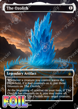 The Ozolith FOIL Proxy Card with Custom Art Design - Image 3