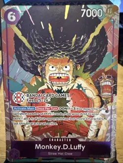 Monkey.D.Luffy (BANDAI Card Games Fest 25-26) OP07-073 One Piece Promo - Image 1