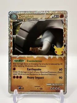 Donphan 107/123 - Celebrations Classic Collection Holo Pokemon Card - Near Mint - Image 1