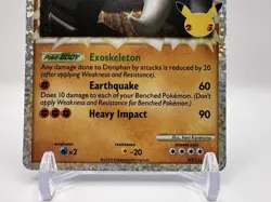 Donphan 107/123 - Celebrations Classic Collection Holo Pokemon Card - Near Mint - Image 3
