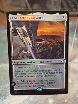 FOIL R 0241 The Eternity Elevator Artifact Edge of Eternities Rare MTG Card NM - Image 1
