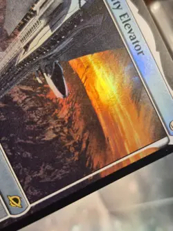 FOIL R 0241 The Eternity Elevator Artifact Edge of Eternities Rare MTG Card NM - Image 2