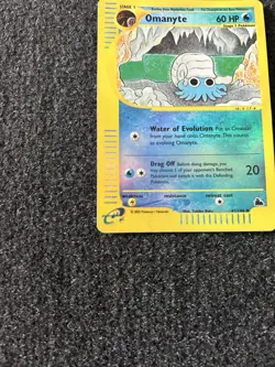 Pokemon TCG English Card Skyridge Omanyte 41/144 Reverse Holo - Image 2