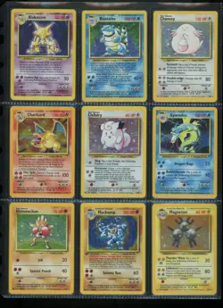 100% Complete Base Set 102/102 Vintage Master Pokemon Cards Holo Charizard LP-HP - Image 2