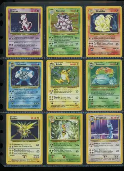 100% Complete Base Set 102/102 Vintage Master Pokemon Cards Holo Charizard LP-HP - Image 4