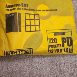 TCGAMES 720 Pocket Trading Card Binder Pokemon 9-Pocket Zipper Album W/ Strap - Image 5