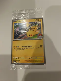 Pikachu 190 Sv: Scarlet & Violet Holo SEALED PROMO Pokemon Card - Image 1