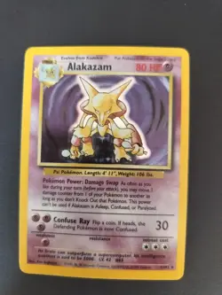 Alakazam 1/130 Base Set 2 2000 Pokemon Card Holo Rare - Image 4