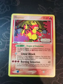 Magmar 21/92 EX Legend Maker Reverse Holo Stamped 2006 Pokemon Card LP - Image 2