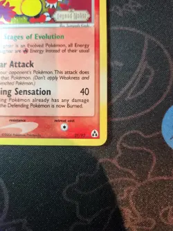 Magmar 21/92 EX Legend Maker Reverse Holo Stamped 2006 Pokemon Card LP - Image 3
