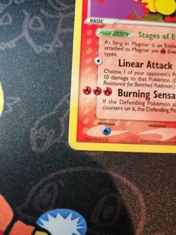 Magmar 21/92 EX Legend Maker Reverse Holo Stamped 2006 Pokemon Card LP - Image 4