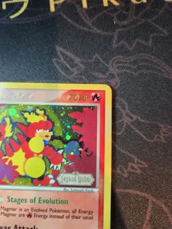 Magmar 21/92 EX Legend Maker Reverse Holo Stamped 2006 Pokemon Card LP - Image 5