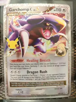HOLO Garchomp C 145/147 NM/M Pokemon 25th Celebrations Secret Rare Classic Card - Image 1