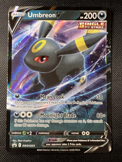 Pokemon TCG Umbreon V SWSH203 Promo Holo SWSH Sword & Shield Promo Cards NM - Image 1