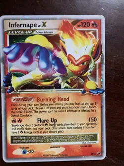 Infernape LV.X DP10 Black Star Promo 2007 Holo Rare Pokemon Card TCG - Image 1