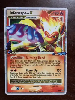 Infernape LV.X DP10 Black Star Promo 2007 Holo Rare Pokemon Card TCG - Image 2