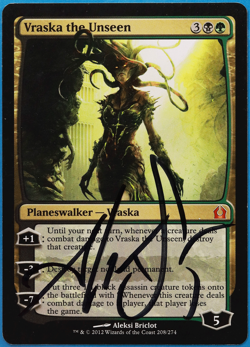 Vraska the Unseen Return to Ravnica NM Mythic Rare SIGNED CARD (504696) ABUGames - Image 1