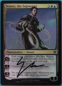 Venser, the Sojourner FOIL Venser vs. Koth PLD SIGNED CARD (427134) ABUGames - Image 1
