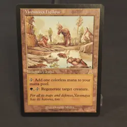 MTG Uzra's Destiny "Yavimaya Hollow" Magic the Gathering Non-Holo NM Cobdition - Image 1