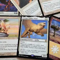 Magic Whole COMMANDER Deck MTG - Zeriam, Golden Wind Flying GRIFFINS Tribal Fun - Image 1