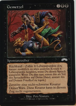 TOP Gemetzel / Slaughter - EXODUS - deutsch (fine +) ** Buyback ** 1998 - Image 1
