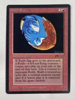 Rukh Egg Arabian Nights LP Light Play MTG Magic The Gathering A - Image 1