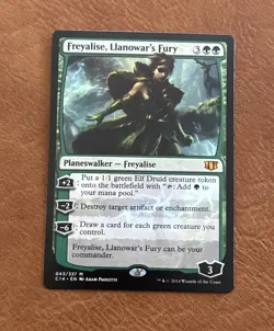 MTG Freyalise, Llanowar's Fury Commander 2014 Regular 043/337 - Image 1