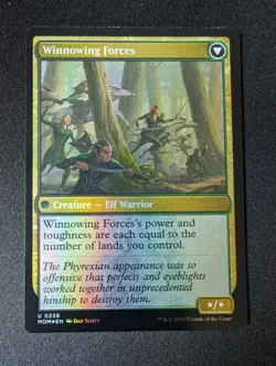 WINNOWING FORCES / INVASION OF LORWYN FOIL #236 MTG MOTM March of the Machine - Image 1