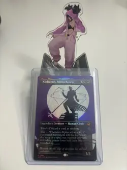 Alpharael, Stonechosen Borderless Foil Edge of Eternities Magic the Gathering NM - Image 1