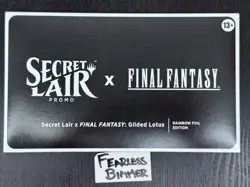 MTG Secret Lair x Final Fantasy: Gilded Lotus Rainbow Foil Edition Promo - Image 1