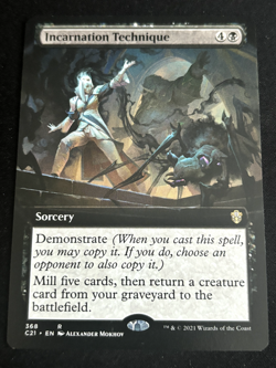 1x MTG Incarnation Technique (Extended Art) - Commander 2021 (C21) #368 - Magic - Image 1