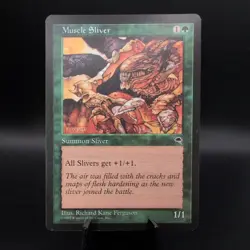 MTG Muscle Sliver Tempest Regular Common Magic The Gathering - Image 1