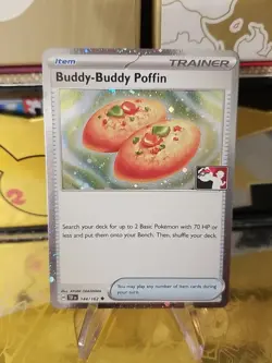 Buddy-Buddy Poffin Holo Pokemon Prize Pack Series 5 Promo Pokemon Card NM/LP - Image 1