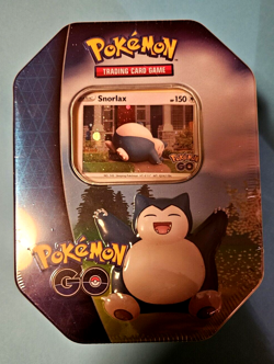 Pokemon GO Tin (Snorlax) Factory Sealed Tin, Undamaged Mint & boxed shipping! 820650851520 - Image 1