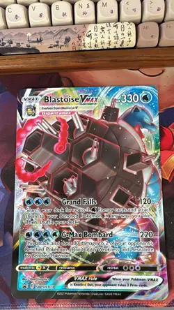 Pokemon TCG - JUMBO Blastoise VMAX SWSH103 Black Star Promo - Image 1