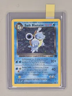 Pokemon TCG Dark Blastoise 3/82 Team Rocket Holo Rare Mint - Image 1