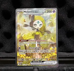 Meloetta EX 167/086 SIR Special Illustration Rare Pokemon S&V Black Bolt English - Image 1