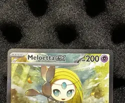 Meloetta EX 167/086 SIR Special Illustration Rare Pokemon S&V Black Bolt English - Image 2