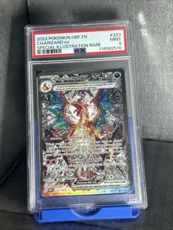 Pokemon TCG Charizard EX Obsidian Flames Holo Hyper Rare PSA 9 - Image 1