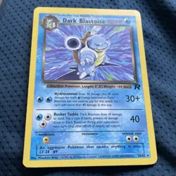 Dark Blastoise 20/82 Non-Holo Rare Team Rocket Set Pokemon TCG Vintage WOTC HP - Image 1