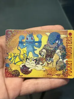 Pikachu Meowth Kangaskahn 26 - 1995 Pokemon Vending Prism Sticker - Image 3